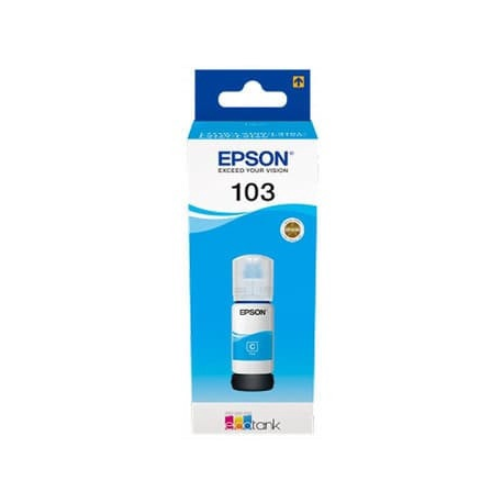 Epson 103 - 65 ml - cyan - original - ink refill - for Epson L1210, L3210, L3211, L3250, L3251, L3256, L3260, L3266, L5290, L5296; EcoTank L1250 - 3