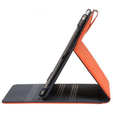 Riva Case Biscayne 3317 Universal - Flip cover for tablet - polyester - orange - 10.1" - 5
