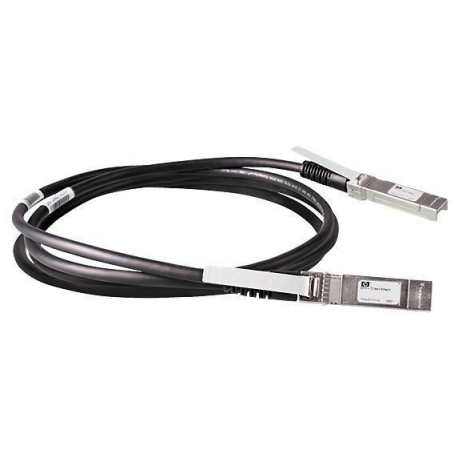 HPE Aruba Direct Attach Copper Cable - 10GBase direct attach cable - SFP+ (M) to SFP+ (M) - 3 m - twinaxial - passive - for HPE Aruba 2540 48, 2930F 24, 2930F 48, 2930M 24, 8320, 8325; CX 8360 - 2