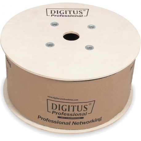 DIGITUS Professional Installation Cable - Bulk cable - 305 m - UTP - CAT 6a - IEEE 802.5 / IEEE 802.3 - halogen-free, riser - light blue, RAL 5012 - 2