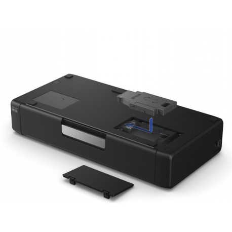 Epson WorkForce WF-100W - Printer - colour - ink-jet - A4 / Legal - 5760 x 1440 dpi - up to 7 ppm (mono) / up to 4 ppm (colour) - capacity: 20 sheets - USB 2.0, Wi-Fi(n) - 2
