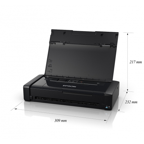 Epson WorkForce WF-100W - Printer - colour - ink-jet - A4 / Legal - 5760 x 1440 dpi - up to 7 ppm (mono) / up to 4 ppm (colour) - capacity: 20 sheets - USB 2.0, Wi-Fi(n) - 7