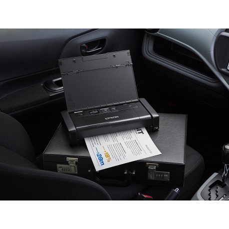 Epson WorkForce WF-100W - Printer - colour - ink-jet - A4 / Legal - 5760 x 1440 dpi - up to 7 ppm (mono) / up to 4 ppm (colour) - capacity: 20 sheets - USB 2.0, Wi-Fi(n) - 10