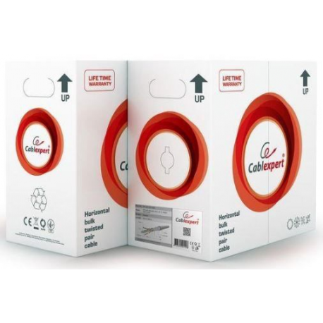 Cablexpert - Bulk cable - 305 m - UTP - CAT 5e - halogen-free, solid - grey - 1