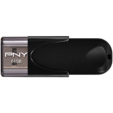 PNY Attaché 4 - USB flash drive - 64 GB - USB 2.0 - 3