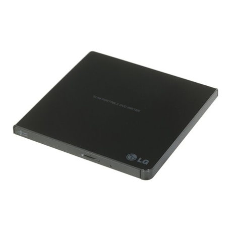 LG GP57EB40 - Disk drive - DVD±RW (±R DL) / DVD-RAM - 8x / 6x / 5x - USB 2.0 - external - 7