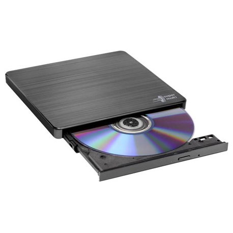 LG GP57EB40 - Disk drive - DVD±RW (±R DL) / DVD-RAM - 8x / 6x / 5x - USB 2.0 - external - 10