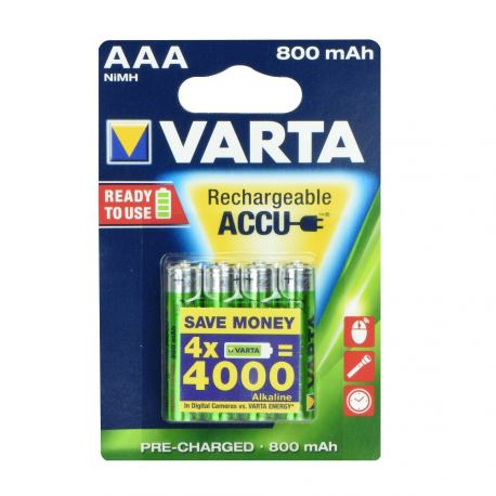 Varta Akumulator LONGL.ACCU 56703 4 800mAh,AAA,R2U HR03/AAA - 1