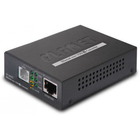 PLANET VC-231G - Media converter - GigE, Ethernet over VDSL2 - 10Base-T, 100Base-TX, 1000Base-T - RJ-45 / RJ-11 - up to 1.4 km - 3