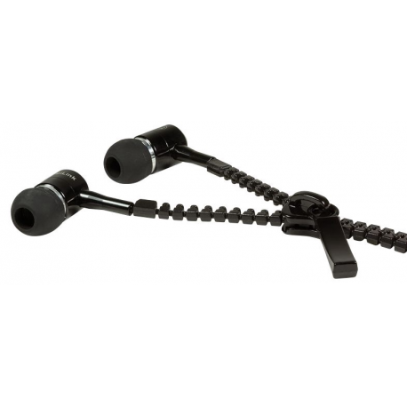 LogiLink "Zipper" Stereo In-Ear Headset - Headset - in-ear - wired - black - 1