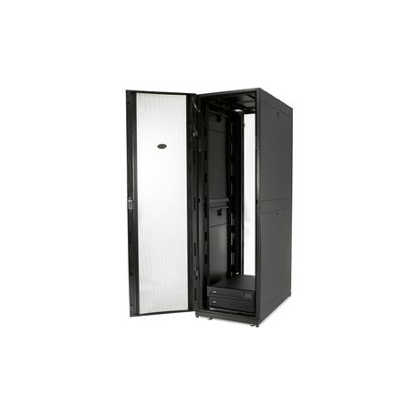 APC NetShelter SX Enclosure with Sides - Rack - black - 42U - 19" - 13