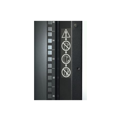 APC NetShelter SX Enclosure with Sides - Rack - black - 42U - 19" - 21