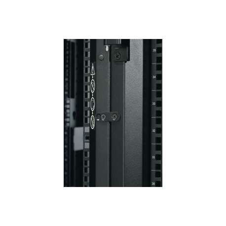 APC NetShelter SX Enclosure with Sides - Rack - black - 42U - 19" - 26
