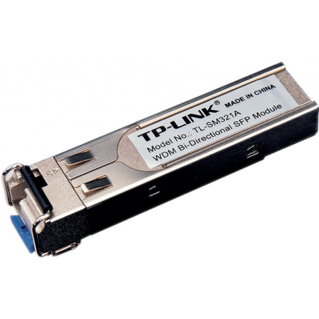 TP-LINK TL-SM321A - SFP (mini-GBIC) transceiver module - GigE - 1000Base-BX - LC single-mode - up to 10 km - 1550 (TX)  /  1310 (RX) nm - 2