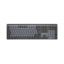 Logitech Master Series MX Mechanical - Keyboard - backlit - wireless - Bluetooth LE - QWERTZ - German - key switch: Tactile Quiet - graphite