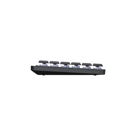 Logitech Master Series MX Mechanical - Keyboard - backlit - wireless - Bluetooth LE - QWERTZ - German - key switch: Tactile Quiet - graphite - 3