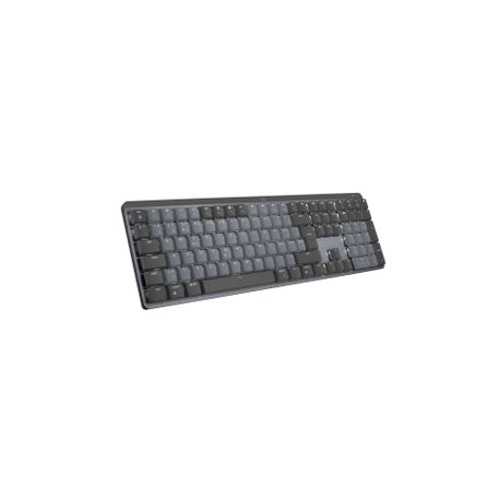 Logitech Master Series MX Mechanical - Keyboard - backlit - wireless - Bluetooth LE - QWERTZ - Swiss - key switch: Tactile Quiet - graphite - 1