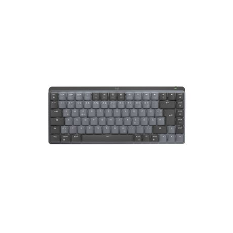 Logitech Master Series MX Mechanical Mini - Keyboard - backlit - wireless - Bluetooth LE - QWERTZ - German - key switch: Tactile Quiet - graphite - 0