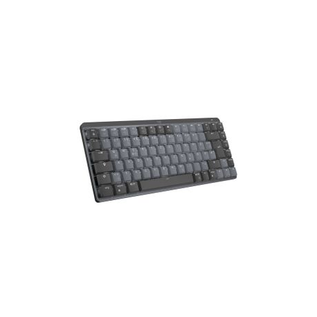 Logitech Master Series MX Mechanical Mini - Keyboard - backlit - wireless - Bluetooth LE - QWERTZ - German - key switch: Tactile Quiet - graphite - 1