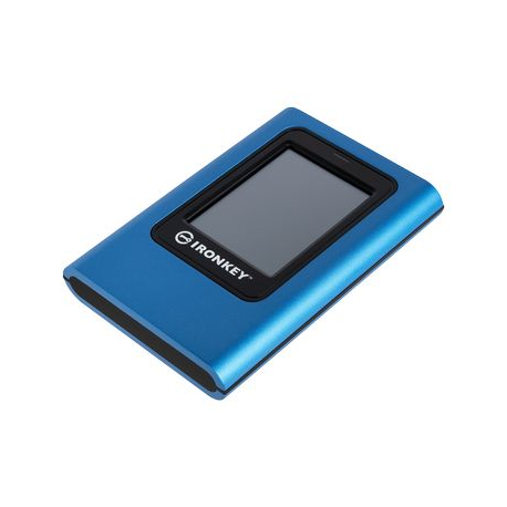 Kingston IronKey Vault Privacy 80 - SSD - encrypted - 960 GB - external (portable) - USB 3.2 Gen 1 (USB-C connector) - FIPS 197, 256-bit AES-XTS - TAA Compliant - 0