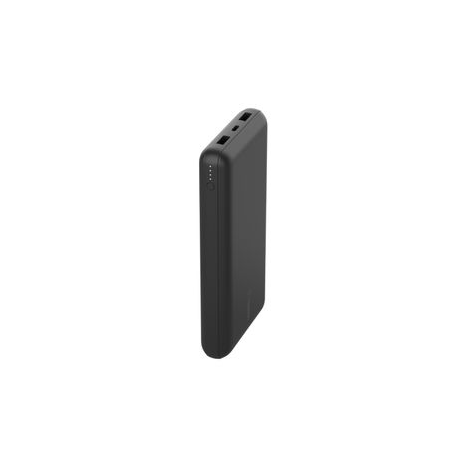 Belkin BOOST CHARGE - Power bank - 20000 mAh - 15 Watt - 3 output connectors (2 x USB, USB-C) - on cable: USB, USB-C - black - 0