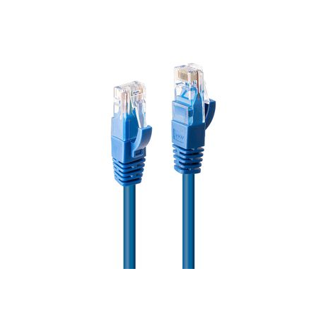 Lindy - Patch cable - RJ-45 (M) to RJ-45 (M) - 2 m - UTP - CAT 6 - molded, snagless - blue - 0