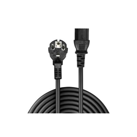 Lindy - Power cable - CEE 7/7 to IEC 60320 C13 - 2 m - molded - black - 1