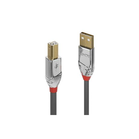 Lindy CROMO - USB cable - USB (M) to USB Type B (M) - USB 2.0 - 2 m - round - grey - 0