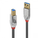 Lindy CROMO - USB cable - USB Type A (M) to USB Type B (M) - USB 3.1 - 1 m - round - grey