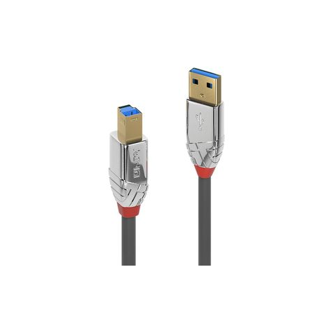Lindy CROMO - USB cable - USB Type A (M) to USB Type B (M) - USB 3.1 - 2 m - round - grey - 0