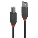 Lindy Anthra Line - USB cable - USB (M) to USB Type B (M) - USB 2.0 - 10 m - round - black