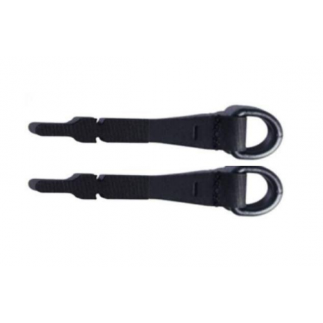 Zebra - Clip for tablet protective cover, shoulder strap, hand strap (pack of 2) - for Zebra ET40, ET40-HC, ET45 - 0