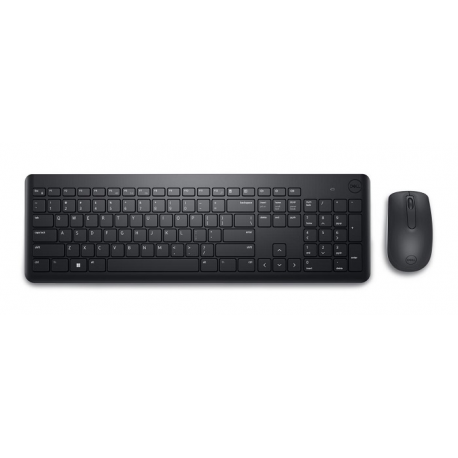 Dell Wireless Keyboard and Mouse KM3322W - Keyboard and mouse set - wireless - 2.4 GHz - QWERTY - Estonian - black - 0