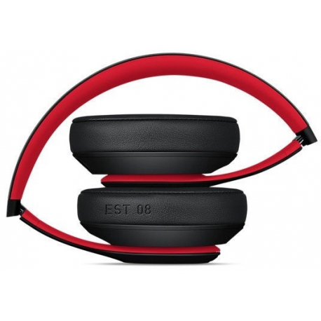 Beats Studio3 Wireless - The Beats Decade Collection - headphones with mic - full size - Bluetooth - wireless - active noise cancelling - noise isolating - red, defiant black - for iPad / iPhone / iPod / TV / Watch - 5