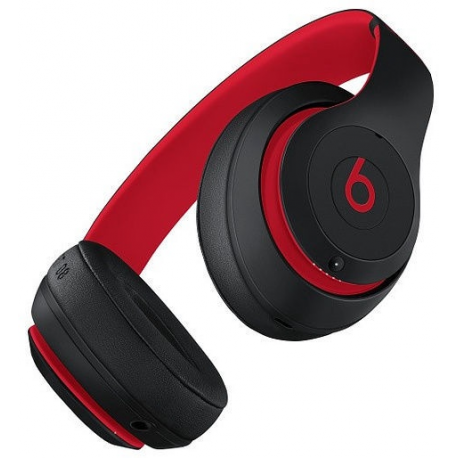 Beats Studio3 Wireless - The Beats Decade Collection - headphones with mic - full size - Bluetooth - wireless - active noise cancelling - noise isolating - red, defiant black - for iPad / iPhone / iPod / TV / Watch - 6