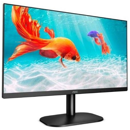 AOC 22B2H - LED monitor - 22" (21.5" viewable) - 1920 x 1080 Full HD (1080p) @ 75 Hz - VA - 200 cd / m² - 3000:1 - 6.5 ms - HDMI, VGA - black - 1