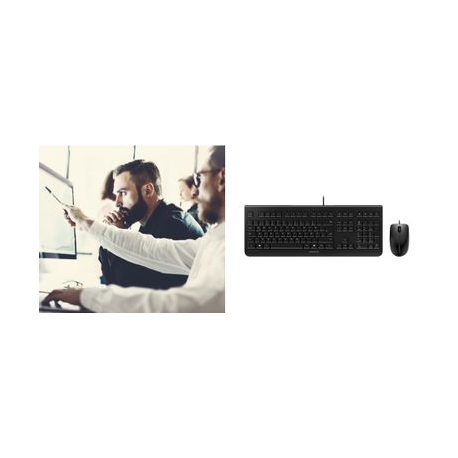 CHERRY DC 2000 - Keyboard and mouse set - USB - Pan Nordic - black - 2