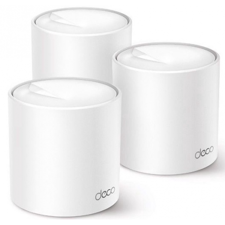 Wireless Router|TP-LINK|Wireless Router|3-pack|2900 Mbps|Mesh|Wi-Fi 6|3x10/100/1000M|Number of antennas 2|DECOX50(3-PACK) - 0