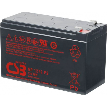 CSB GP1272 - UPS battery - 1 x battery - Lead Acid - 7.2 Ah - 0