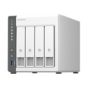 QNAP TS-433 - NAS server - 4 bays - rack-mountable - SATA 6Gb/s - RAID 0, 1, 5, 6, 10, 50, JBOD, 60 - RAM 4 GB - Gigabit Ethernet / 2.5 Gigabit Ethernet - iSCSI support