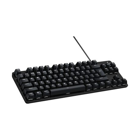 Logitech G G413 TKL SE - Keyboard - backlit - USB - QWERTY - Nordic (Danish / Finnish / Norwegian / Swedish) - key switch: Tactile - black - for Windows 10; 11; Logitech G G502; Microsoft Get Genuine Kit for Windows 11 - 0