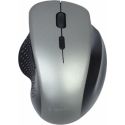 Gembird MUSW-6B-02-BG - Mouse - ergonomic - optical - 6 buttons - wireless - 2.4 GHz - USB wireless receiver - black, space grey - giftbox with transparent window