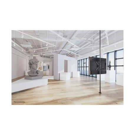 Neomounts by Newstar FL40-430BL14 - Mounting kit (pole mount) - full-motion - for TV - black - screen size: 32"-55" - 3