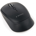 Gembird MUSW-4B-05 - Mouse - ergonomic - optical - 4 buttons - wireless - 2.4 GHz - USB wireless receiver - black - blister