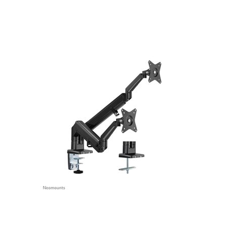 Neomounts by Newstar DS70-810BL2 - Mounting kit (desk mount) - for 2 LCD displays (full-motion adjustable dual arm) - black - screen size: 17"-32" - clamp mountable, grommet - 2