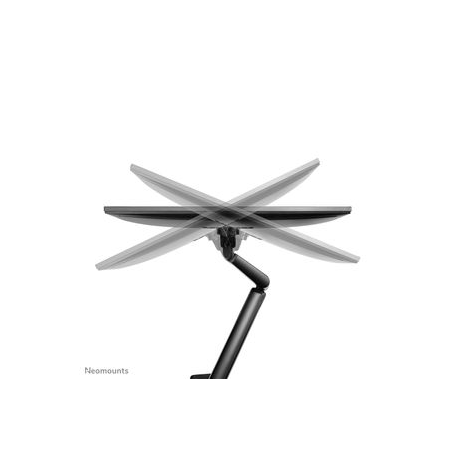 Neomounts by Newstar DS70-810BL2 - Mounting kit (desk mount) - for 2 LCD displays (full-motion adjustable dual arm) - black - screen size: 17"-32" - clamp mountable, grommet - 11