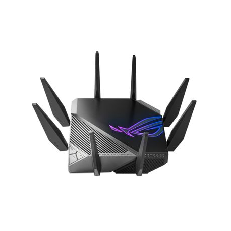 ASUS ROG Rapture GT-AXE11000 - Wireless router - 4-port switch - GigE, 2.5 GigE - WAN ports: 2 - 802.11a / b / g / n / ac / ax - Multi-Band - 1