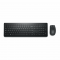 Dell Wireless Keyboard and Mouse KM3322W - Keyboard and mouse set - wireless - 2.4 GHz - QWERTY - US International - black