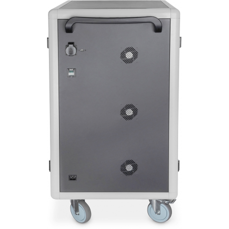 DIGITUS DN-45002 - Cart (charge only) - for 30 tablets  /  notebooks - lockable - steel - black, RAL 9005 - screen size: up to 15.6" - output: 5 V - 2