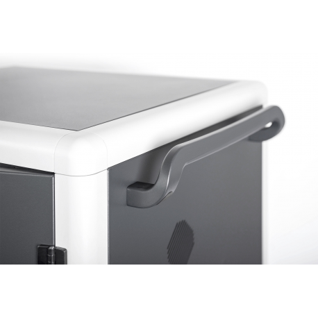 DIGITUS DN-45002 - Cart (charge only) - for 30 tablets  /  notebooks - lockable - steel - black, RAL 9005 - screen size: up to 15.6" - output: 5 V - 6